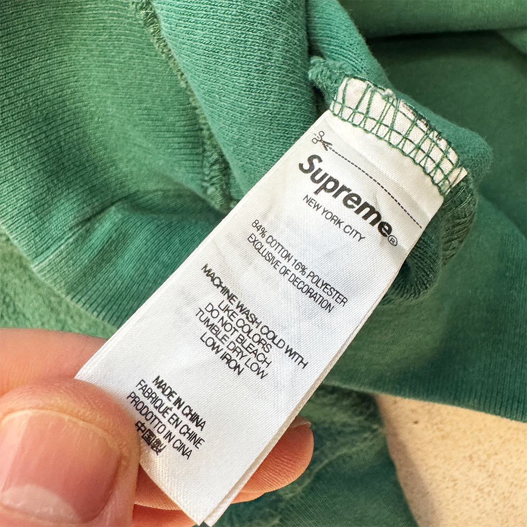 Supreme Reverse Green Crewneck Sweater (L)
