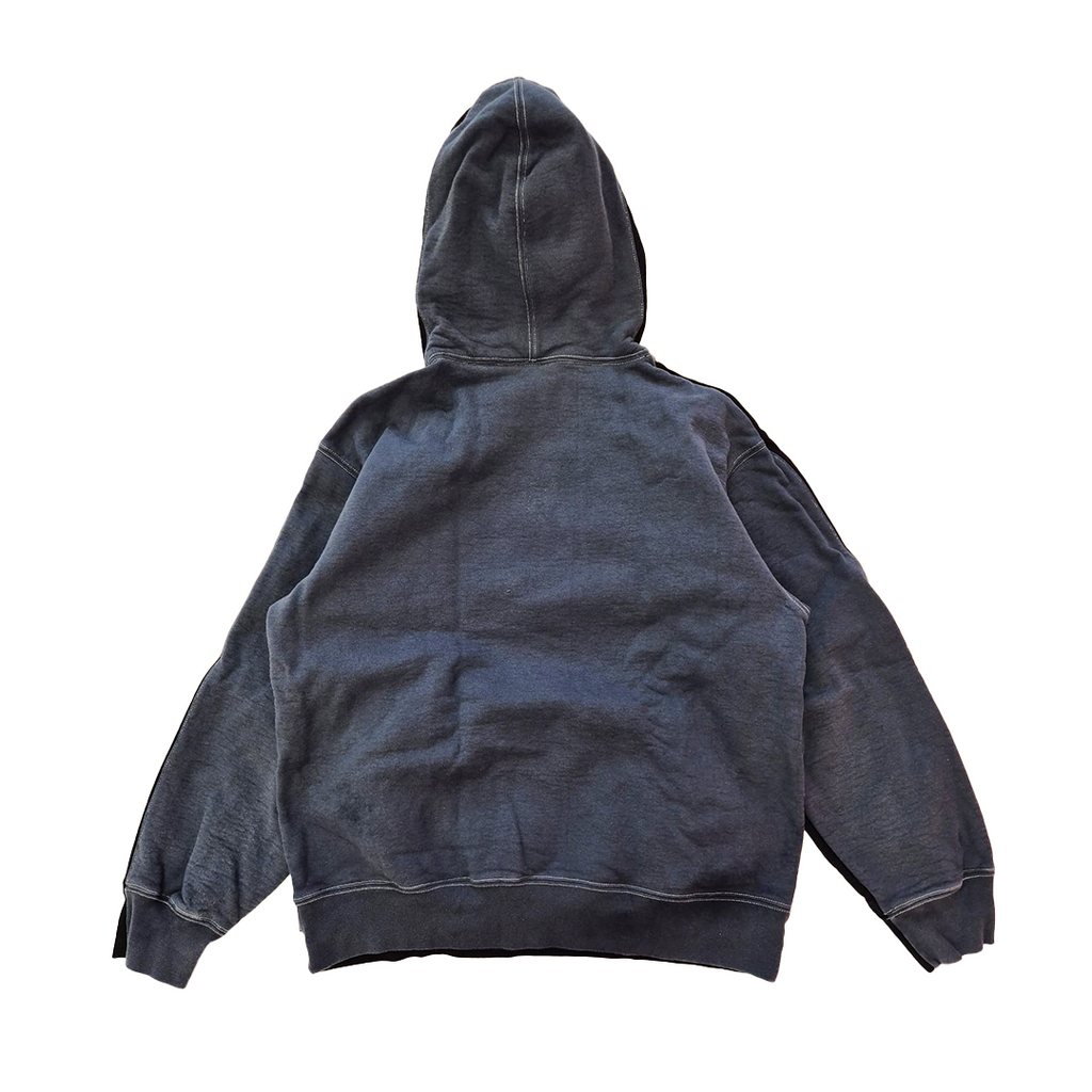 Supreme REWORKED S Embroidery Black & Blue Hoodie (L)