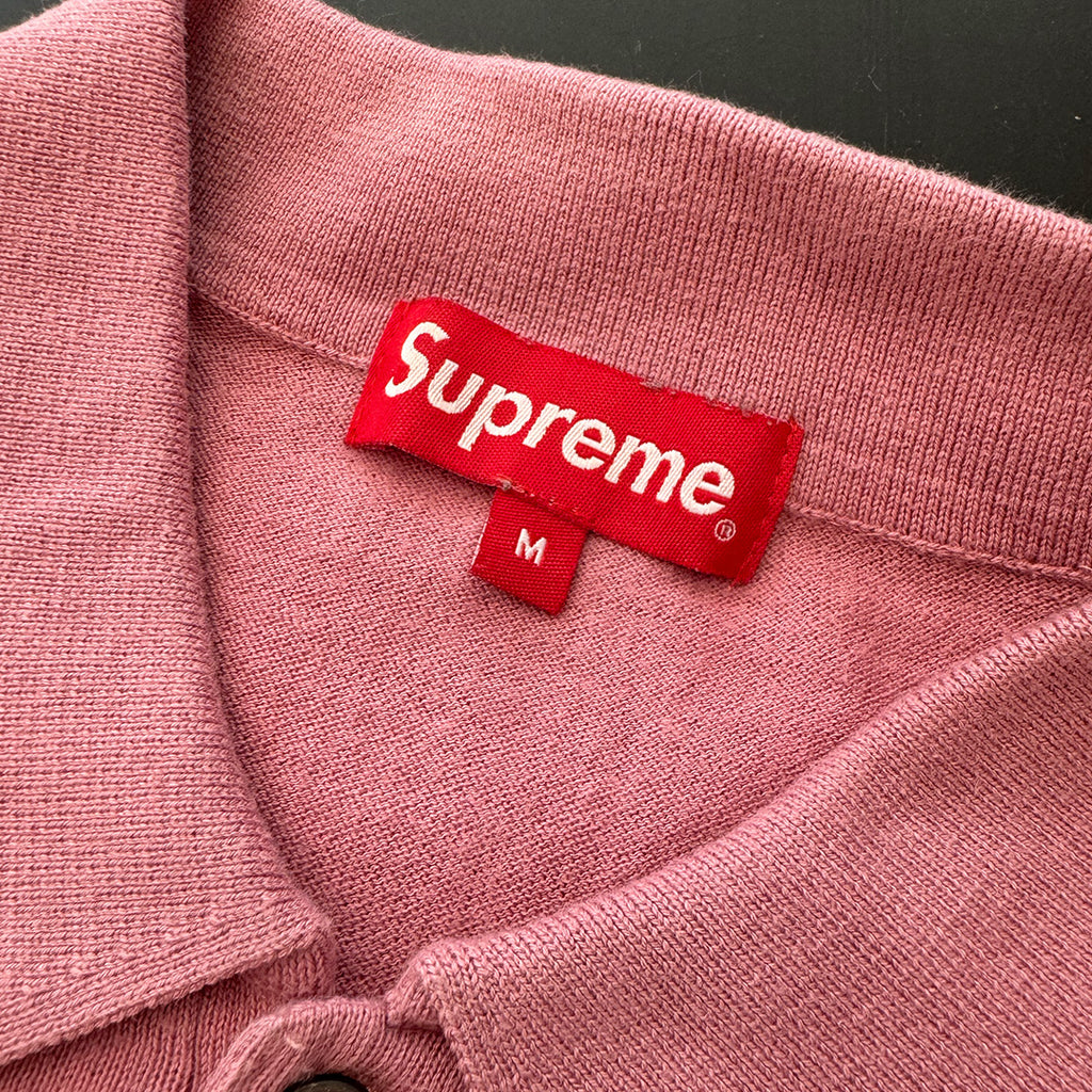 Supreme Salmon Knit Polo (M)