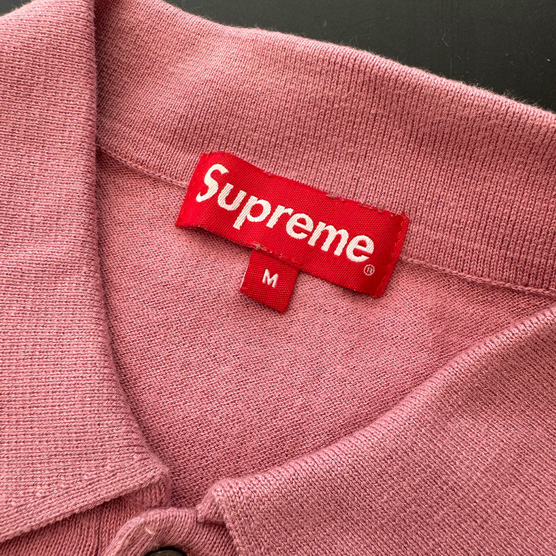 Supreme Salmon Knit Polo (M)