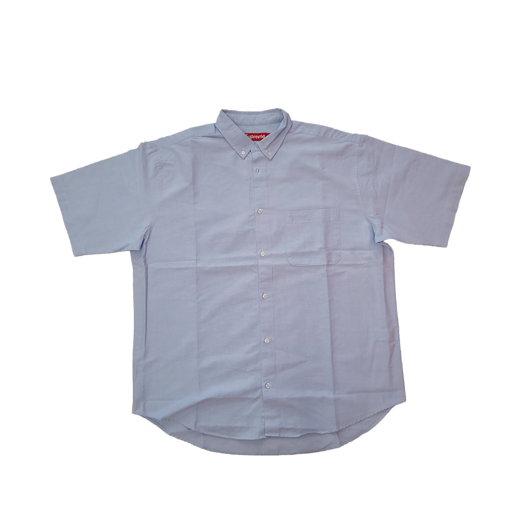 Supreme Oxford Loose S/S Shirt Blue (L)