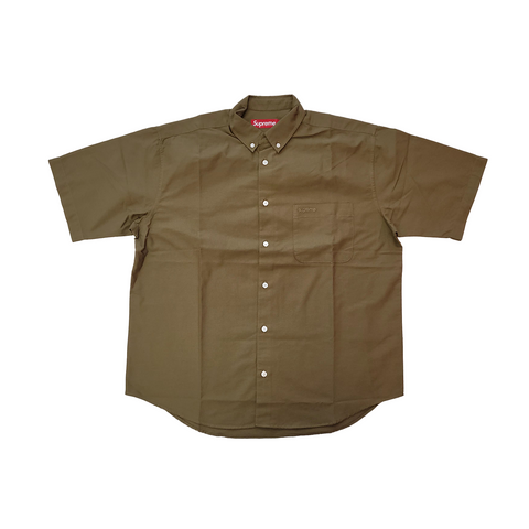 Supreme Oxford Loose S/S Shirt Green (M)