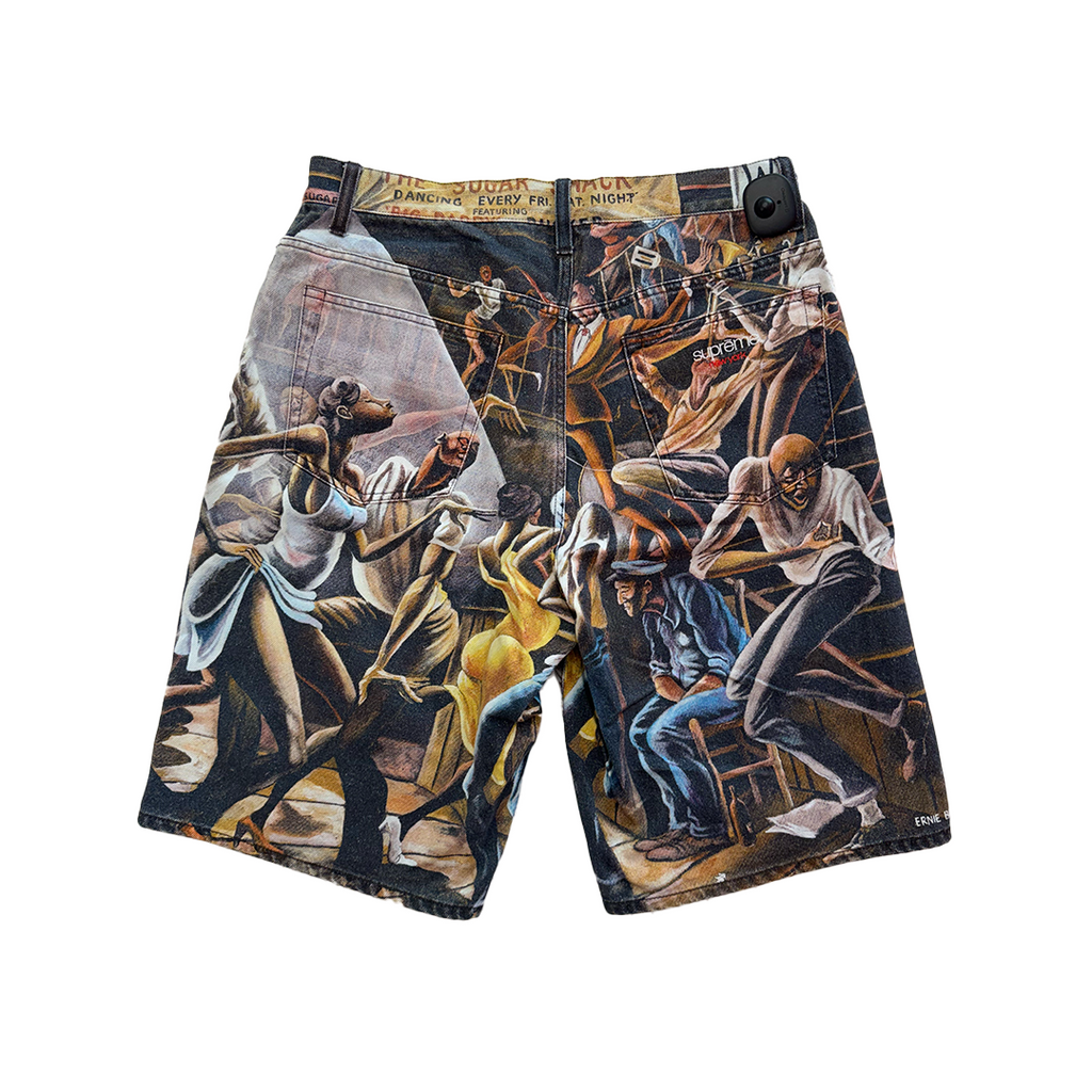 Supreme Ernie Barnes Dancing Baggy Denim Short (32)