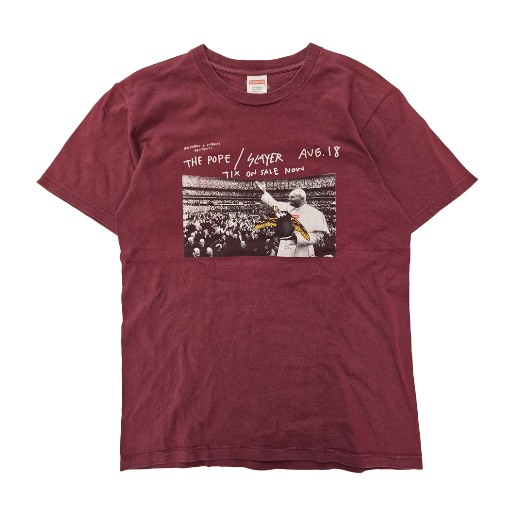 Supreme x Antihero Pope Bordeaux Tee (M)