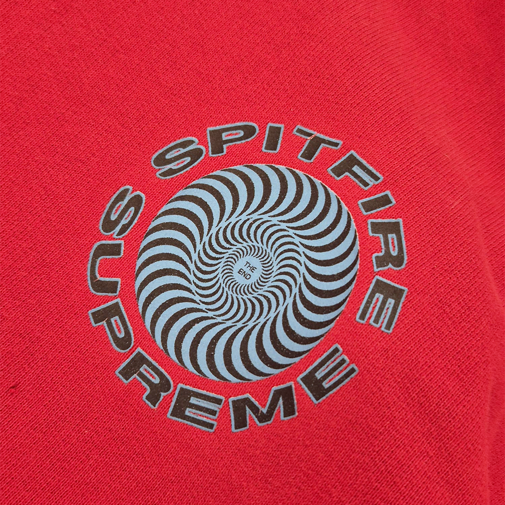 Supreme x Spitfire Red Hoodie (L)
