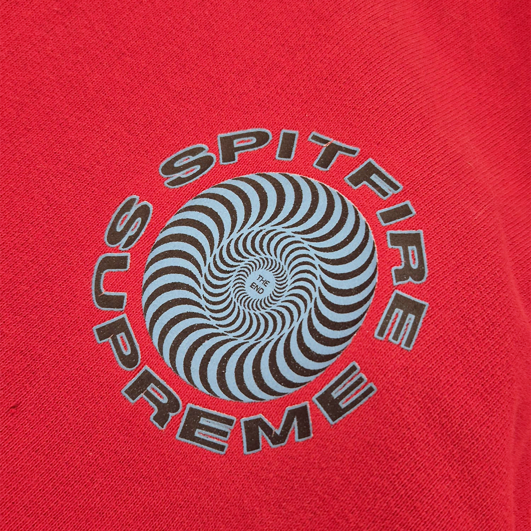 Supreme x Spitfire Red Hoodie (L)