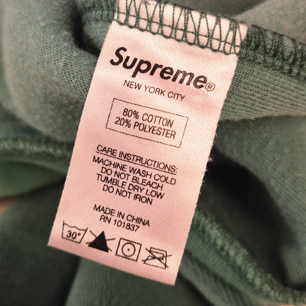 Supreme Green Velour Sweater (M)