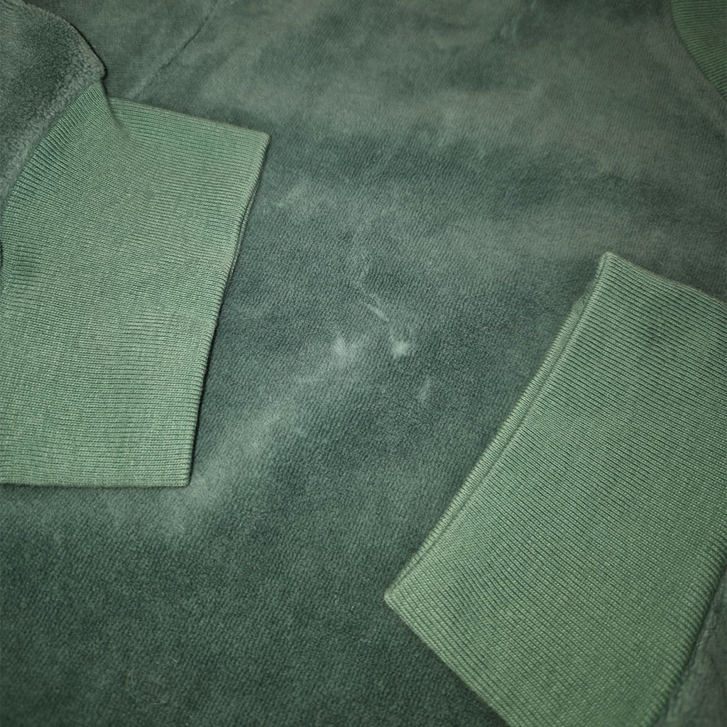 Supreme Green Velour Sweater (M)