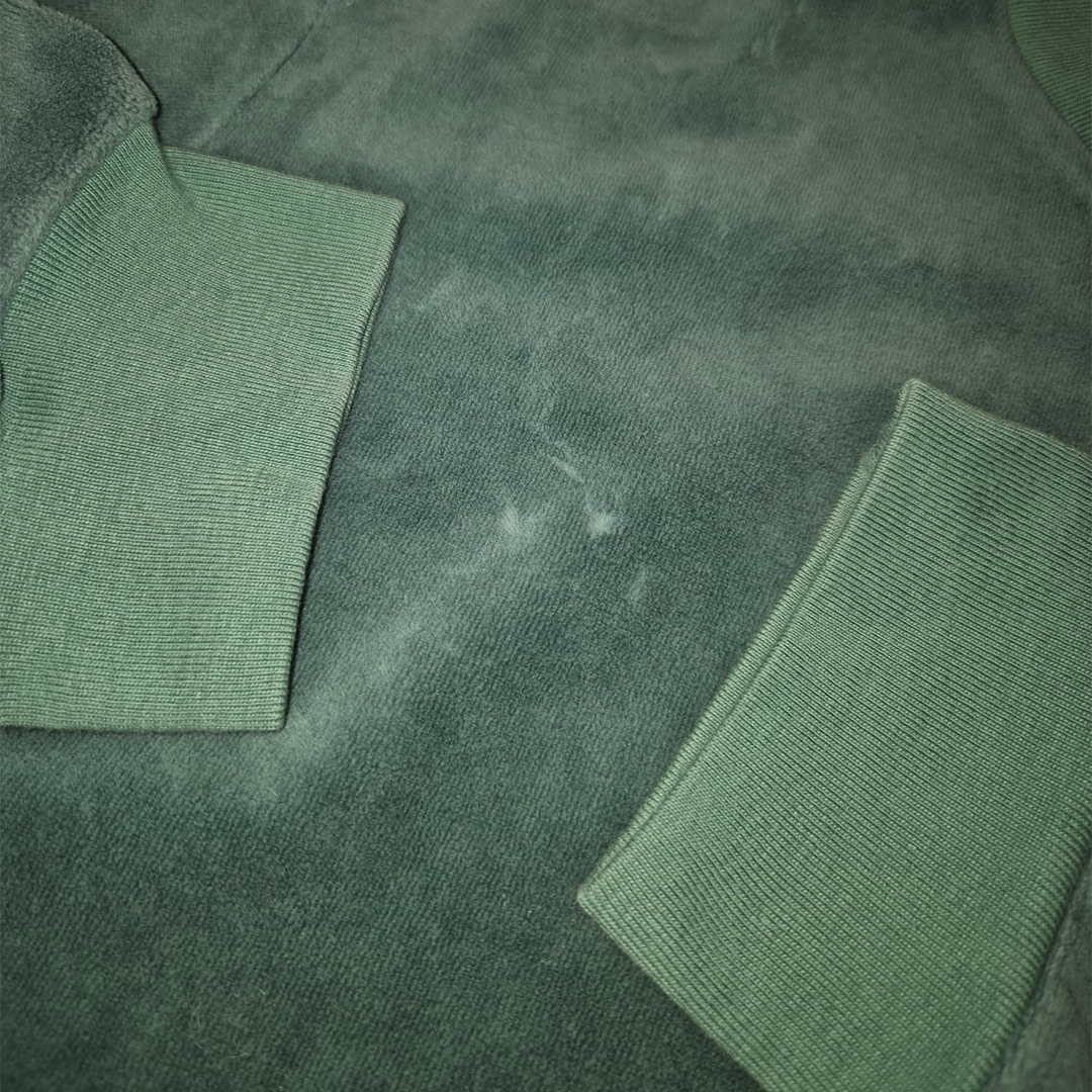 Supreme Green Velour Sweater (M)