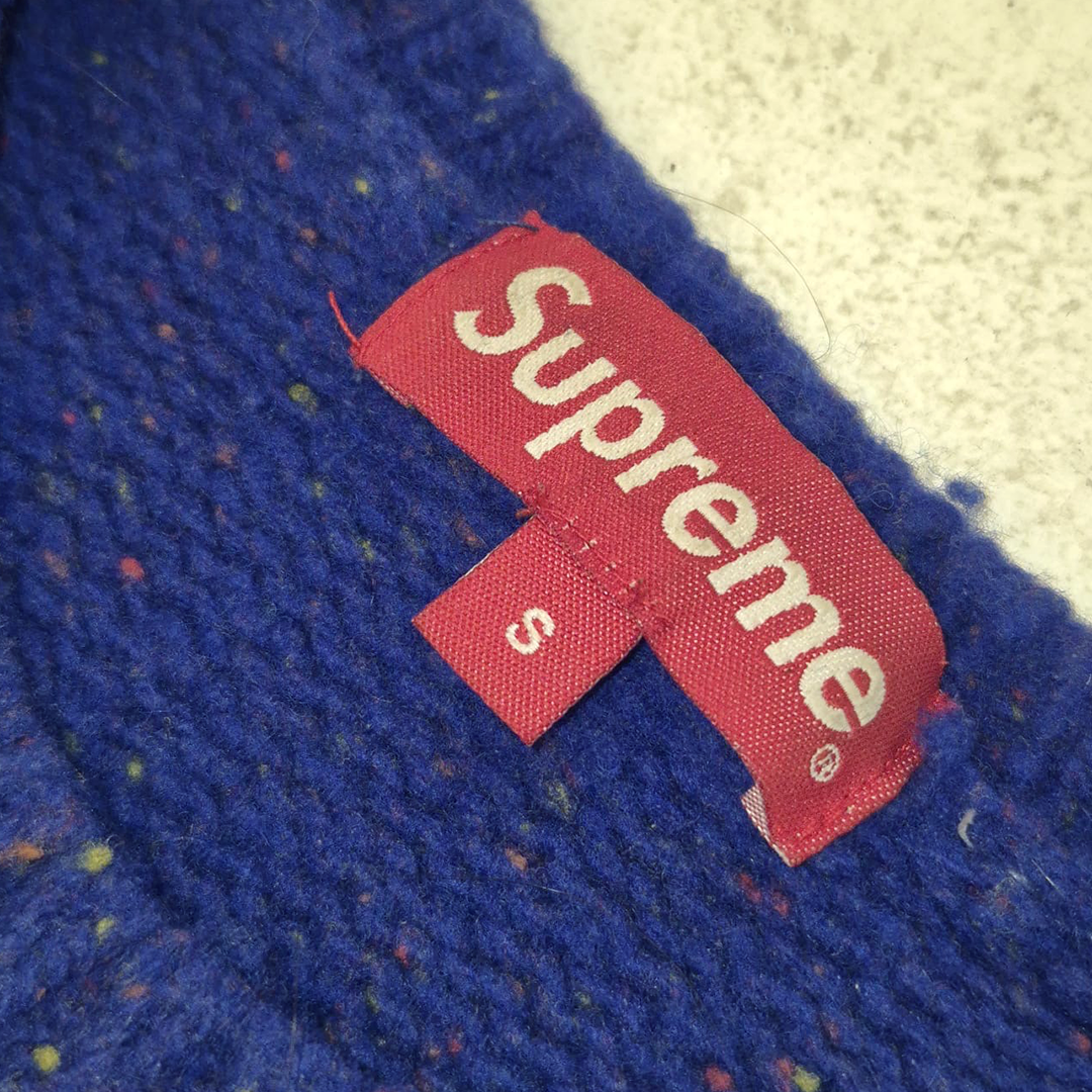 Supreme Small Box Speckles Knit Sweater (M)