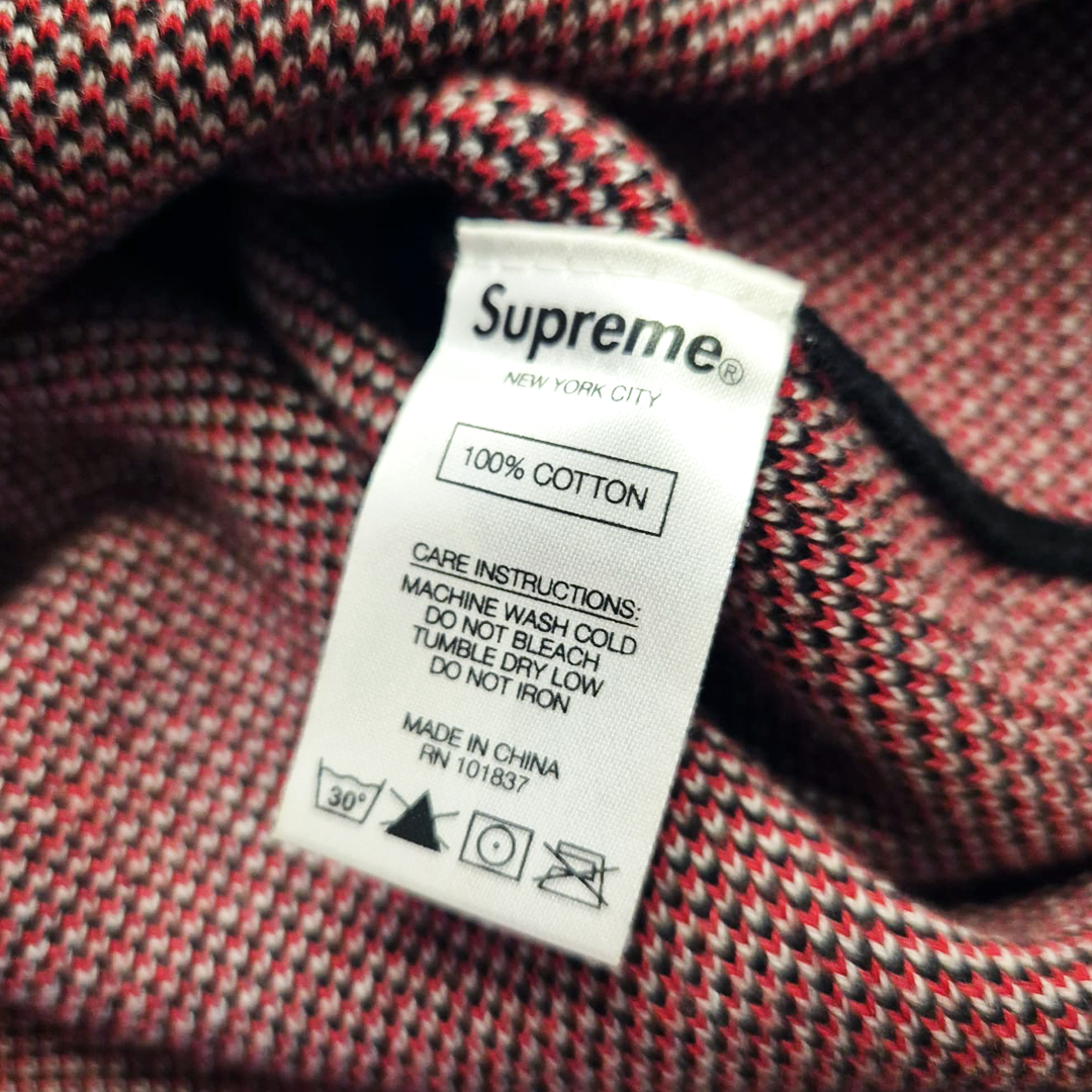 Supreme Logo Tag Black Sweater (M)