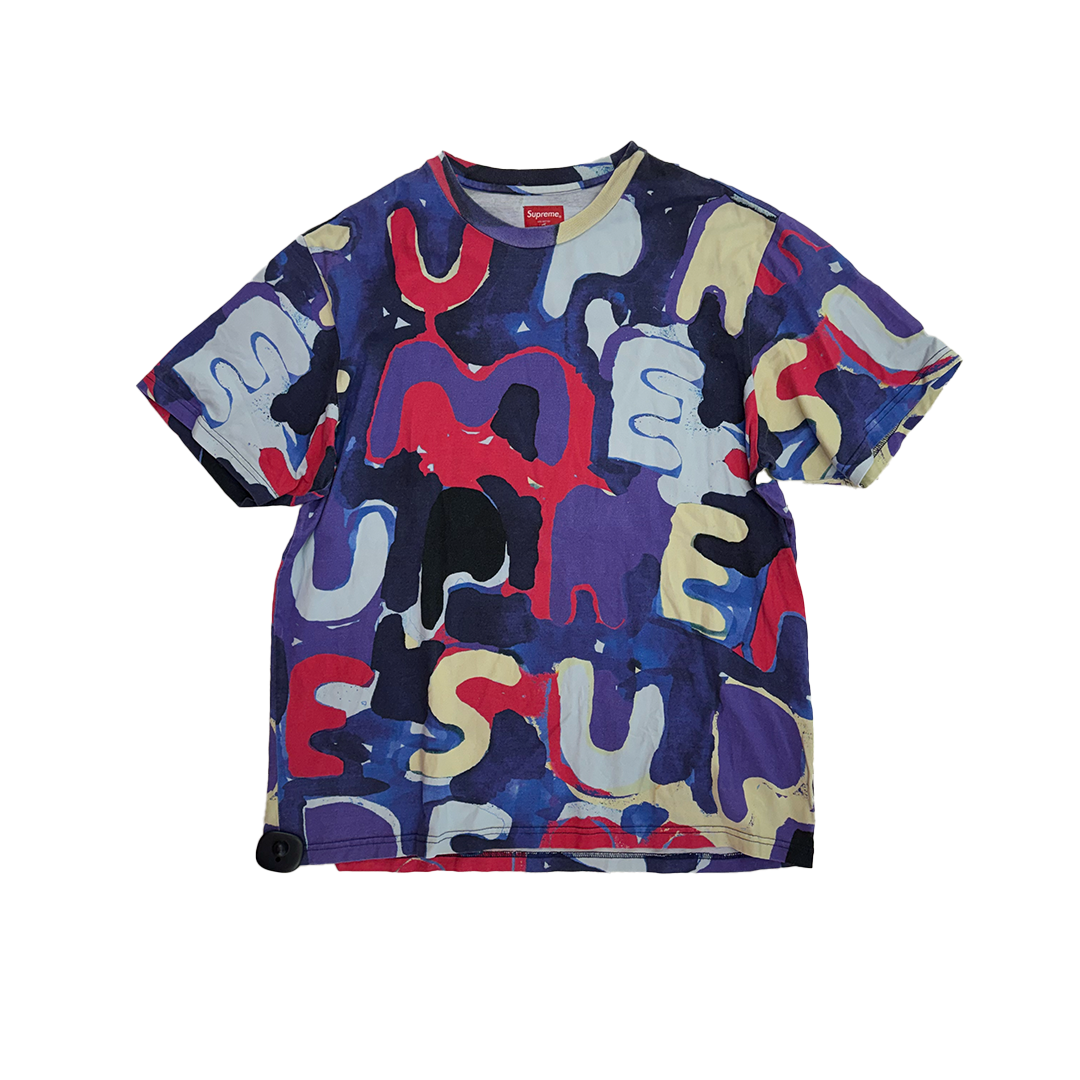 Supreme Painted Logo S/S Top (L)