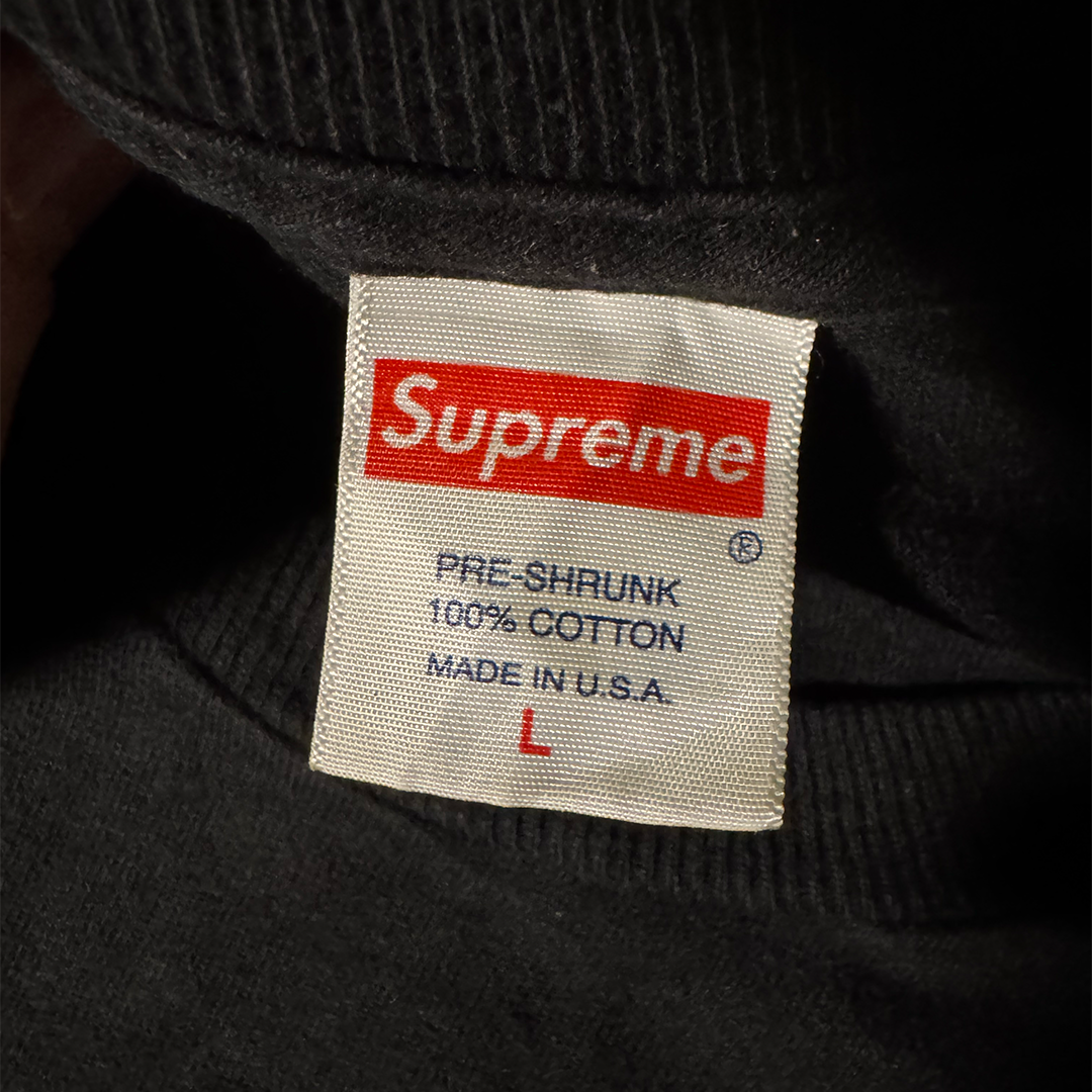 Supreme All Over The Place Black Tee (L)
