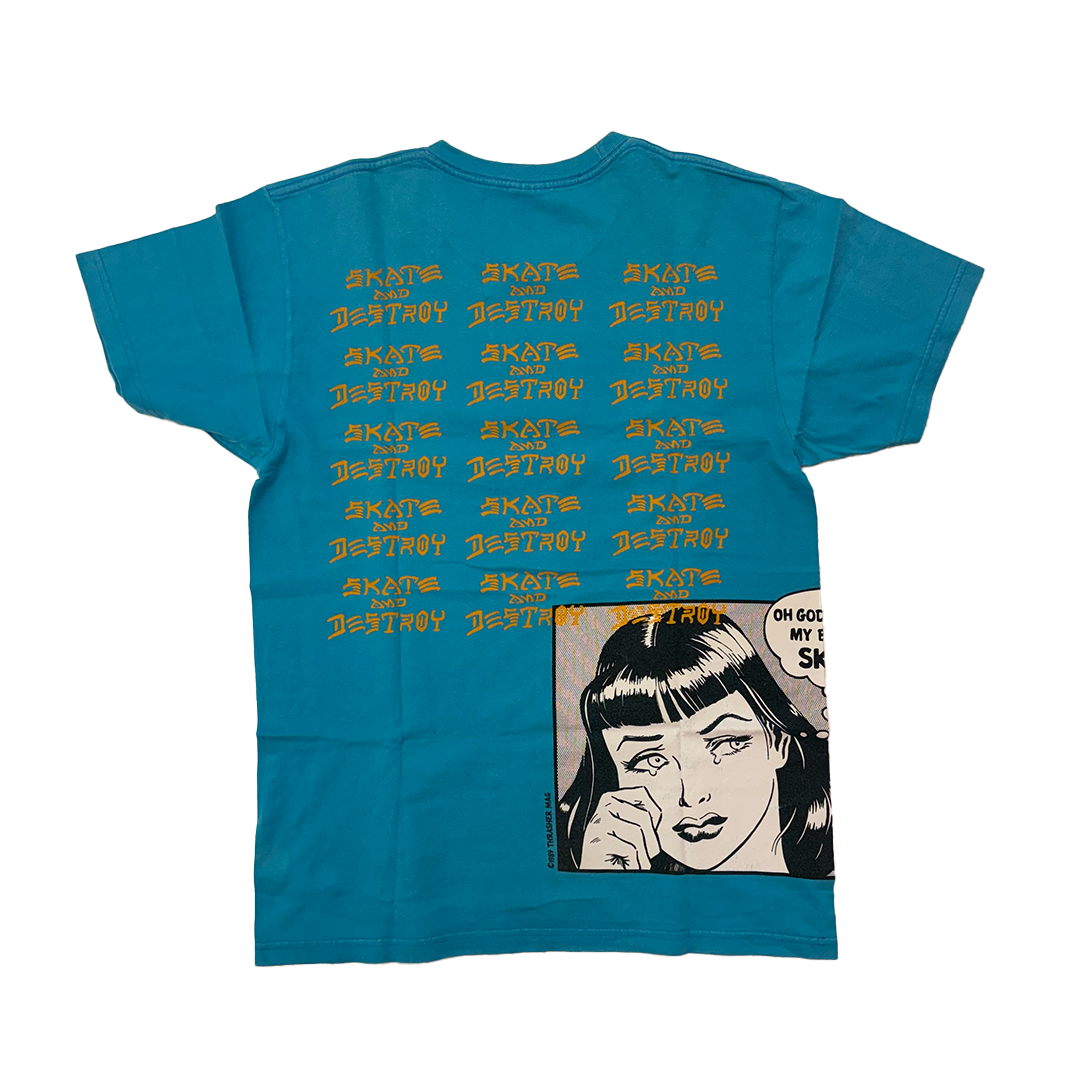 Supreme x Thrasher Comics Blue Tee (L)