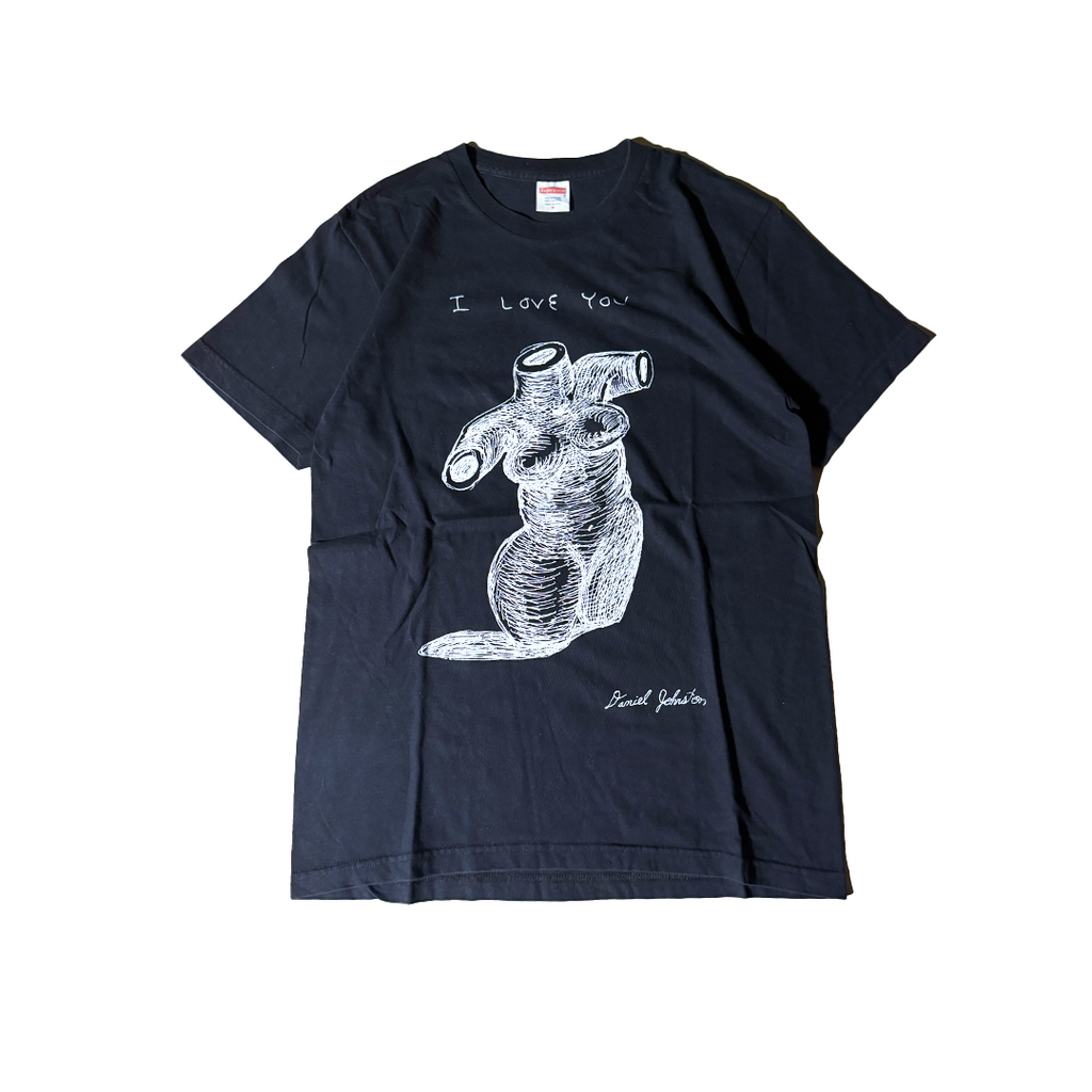 Supreme x Daniel Johnston I Love You Black Tee (M)