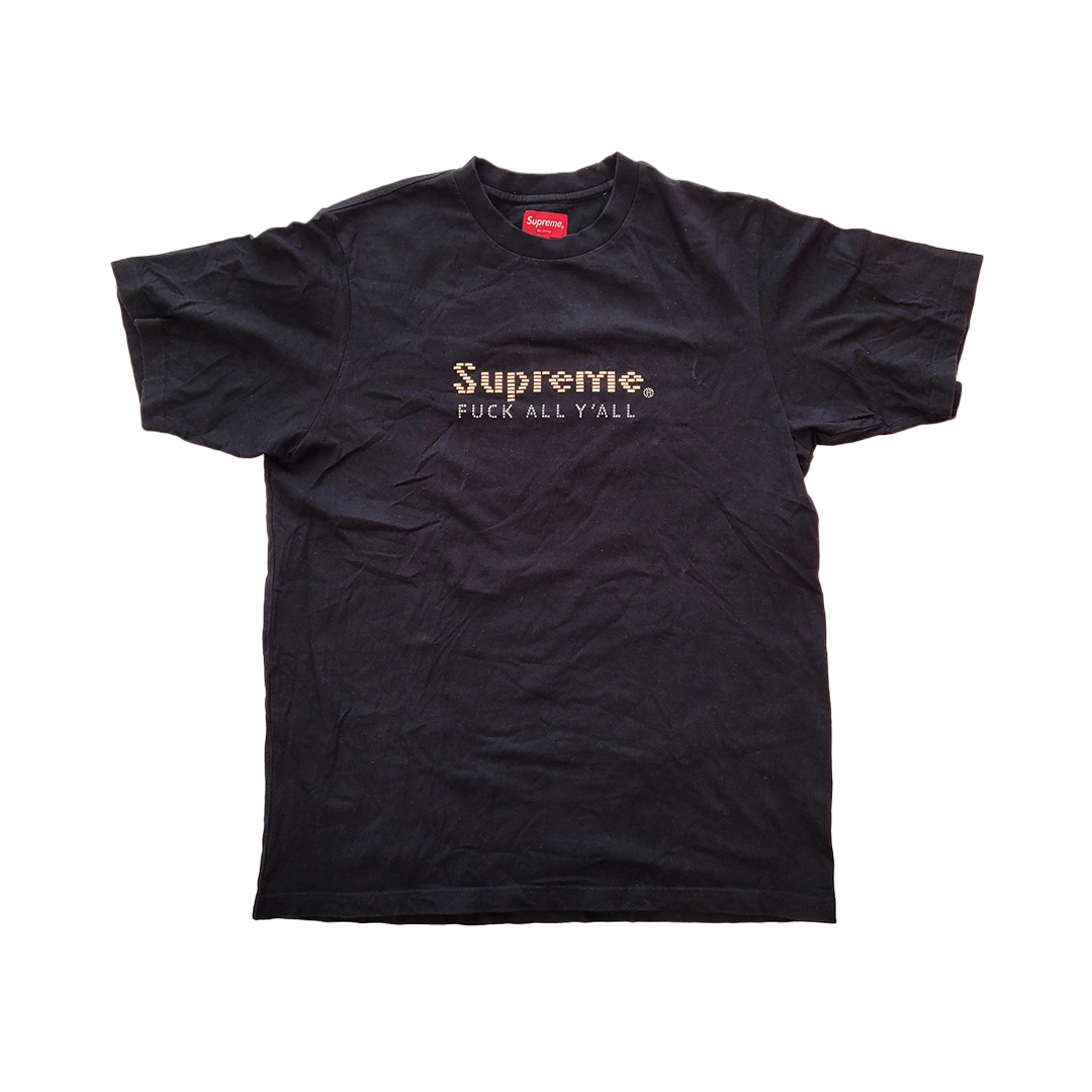Supreme Fuckk Yall Black Tee (M)