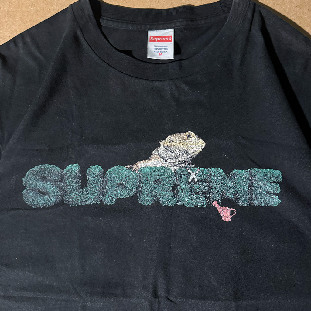 Supreme Lizard Black Tee (M)