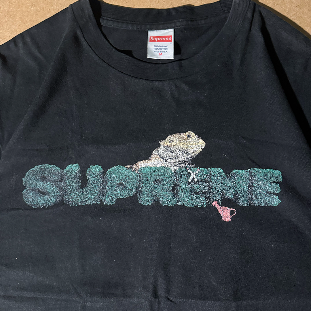 Supreme Lizard Black Tee (M)