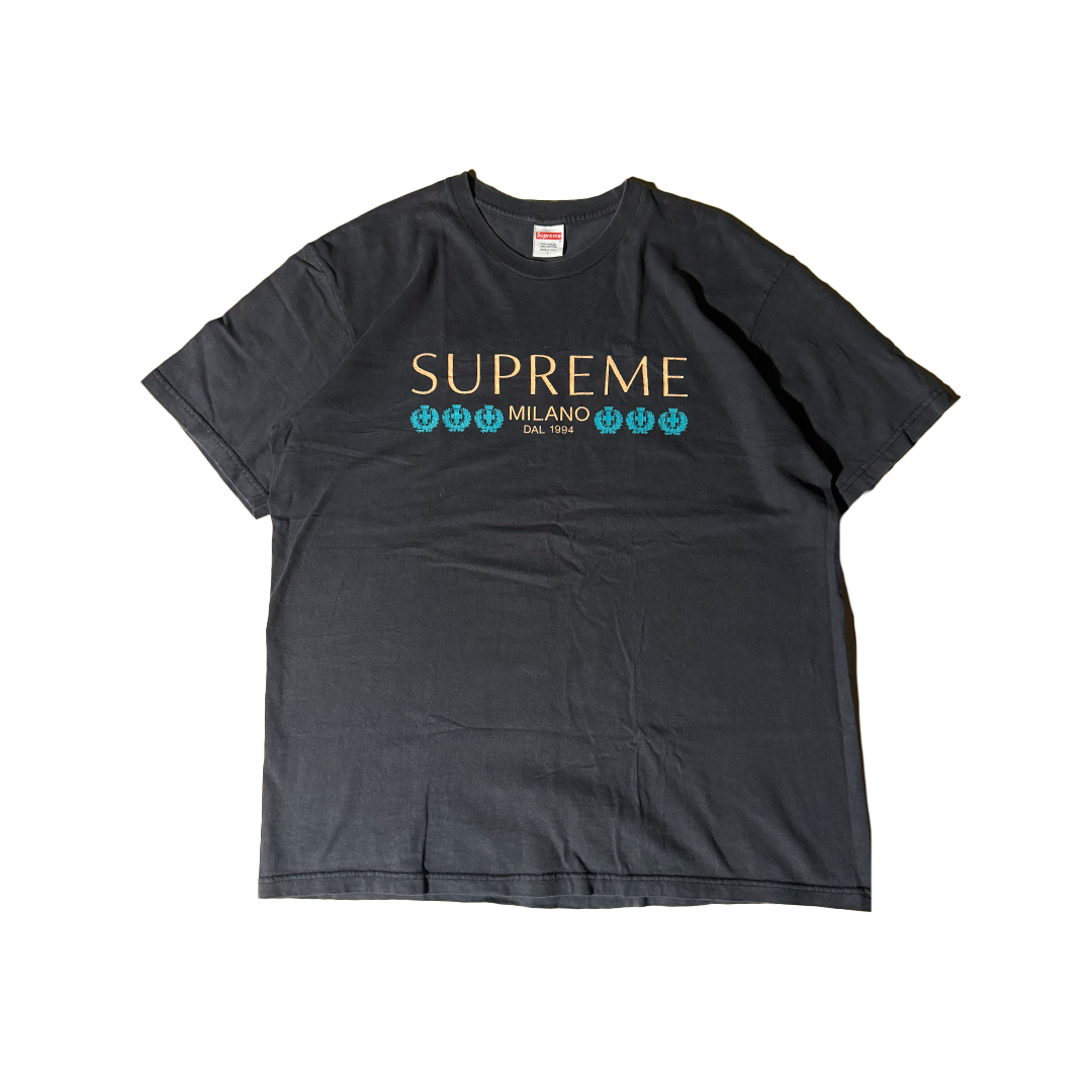 Supreme Milano Black Tee (L)