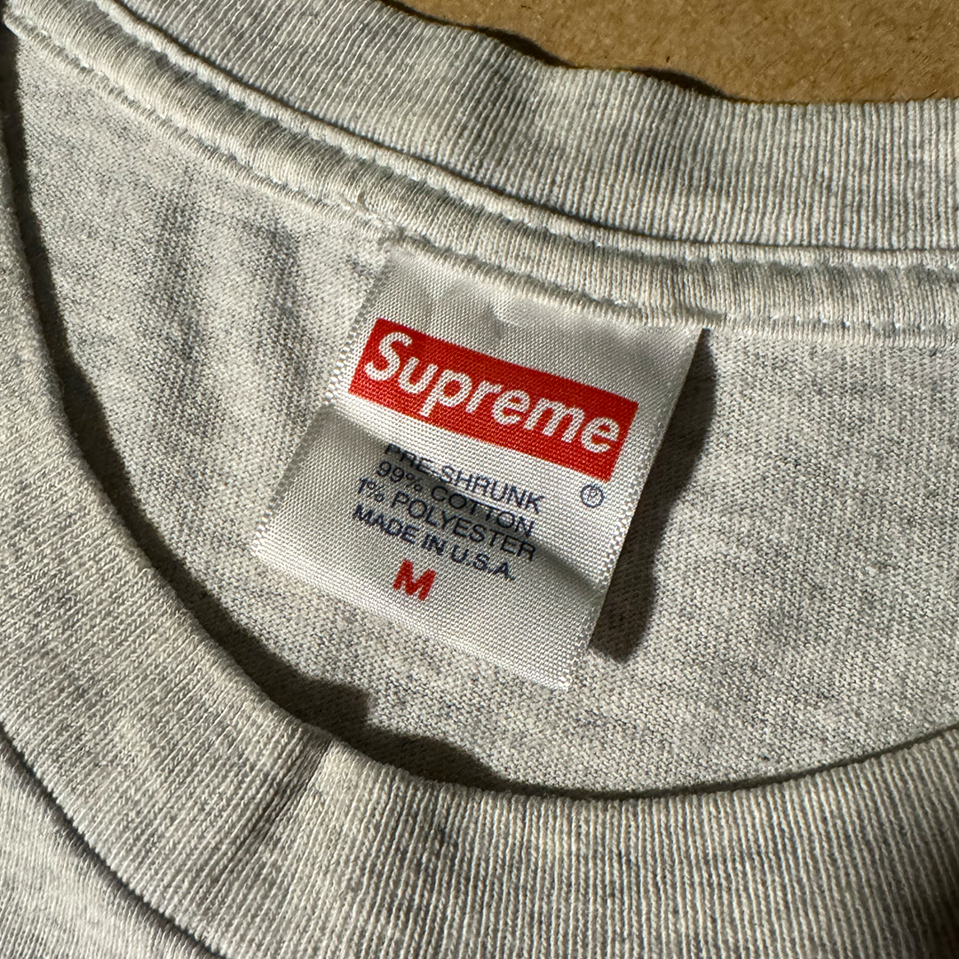 Supreme x Mike Kelley AhhYouth! Grey Tee (M)