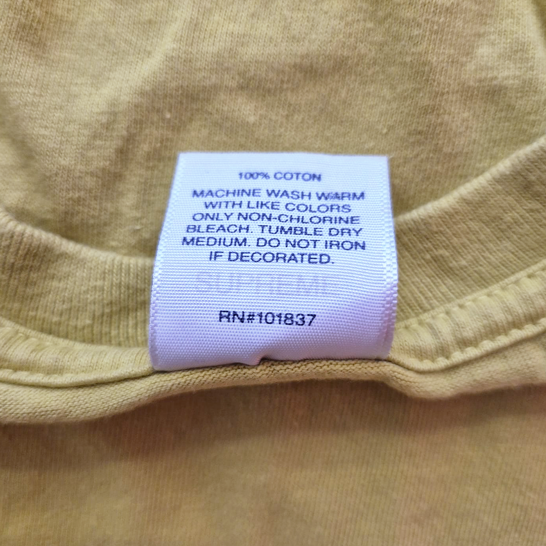 Supreme Acid Cloud Yellow Tee (M)