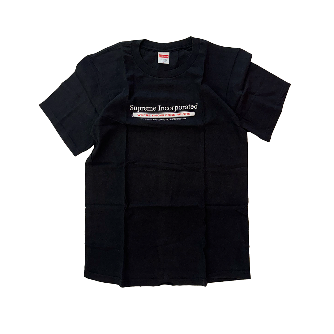 Supreme Incorporated Black Tee (S)