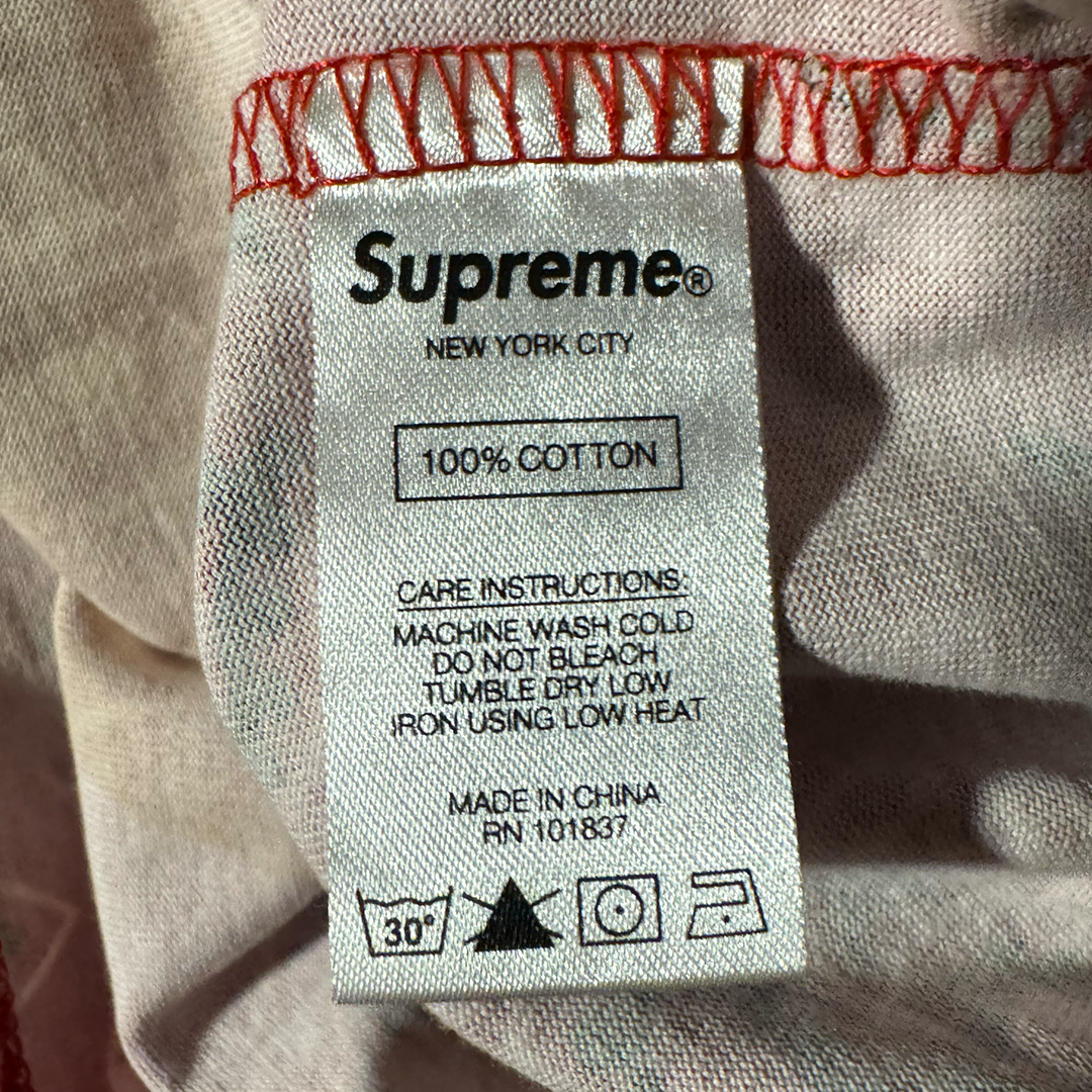 Supreme Bandana Paisley Red Tee (M)