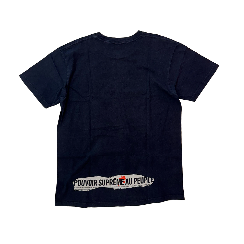 Supreme Pouvoir au Peuple Black Tee (M)