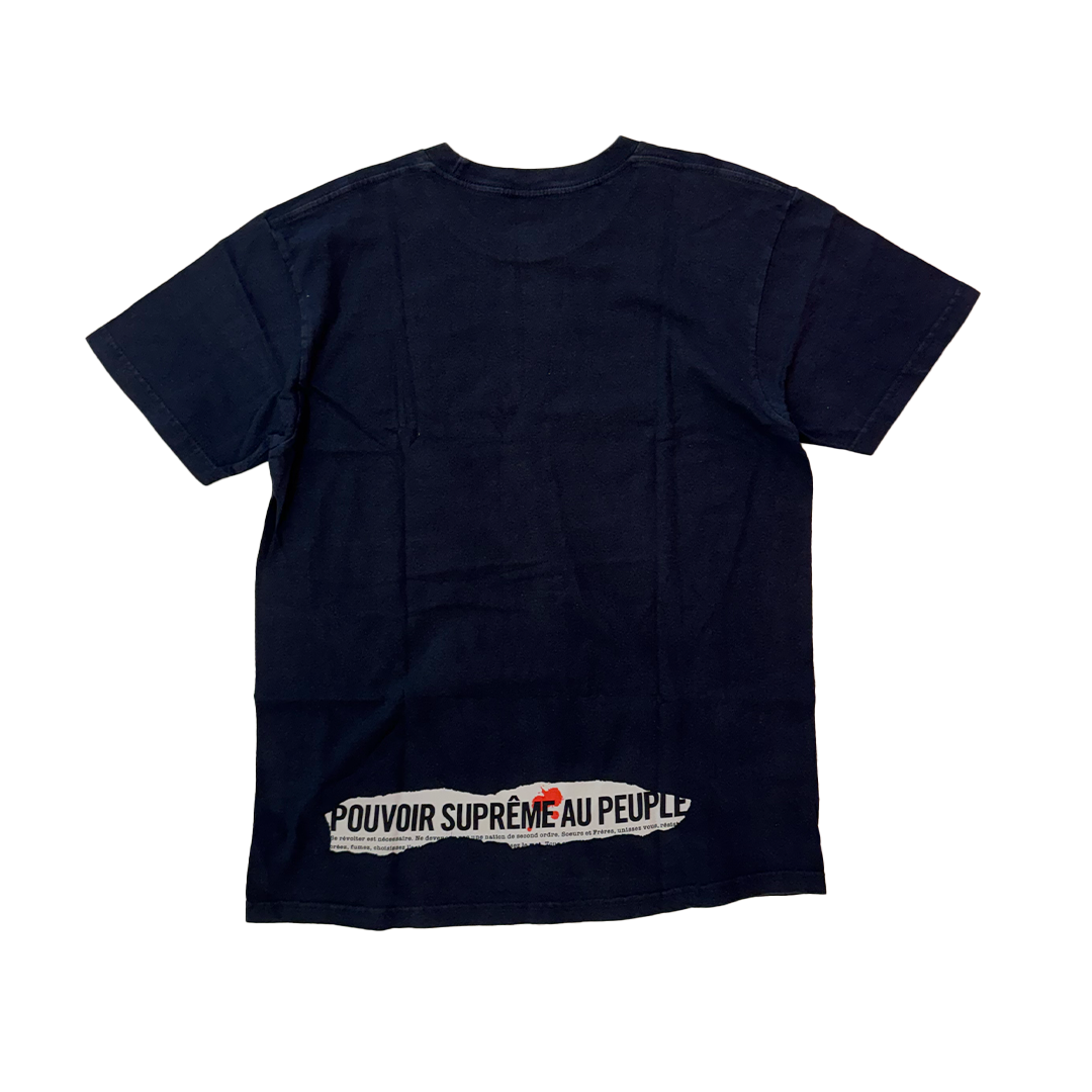 Supreme Pouvoir au Peuple Black Tee (M)