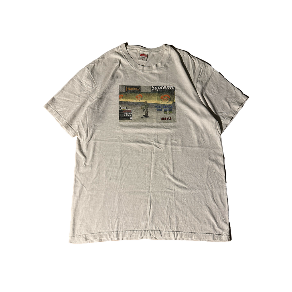 Supreme x Thrasher Game White Tee (M)
