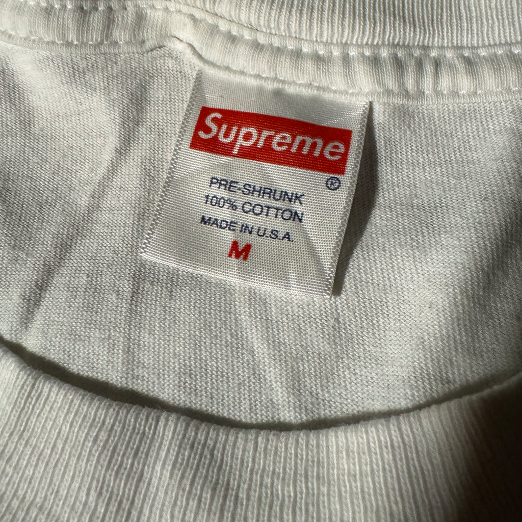 Supreme x Thrasher Game White Tee (M)