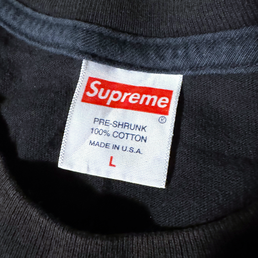 Supreme The Persistence of Memory Black Tee (L)