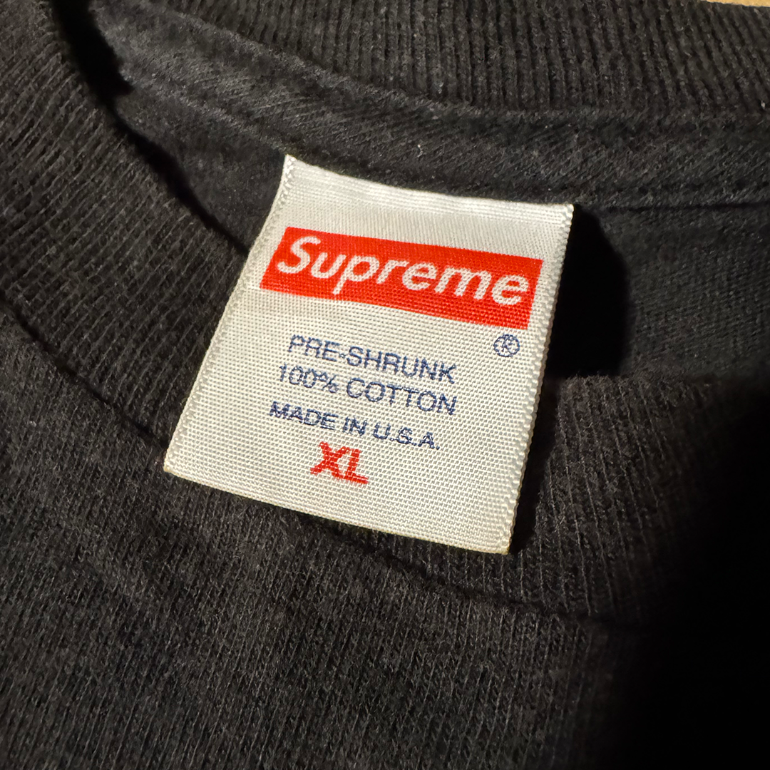 Supreme x Martin Wong Big Heat Black Tee (XL)
