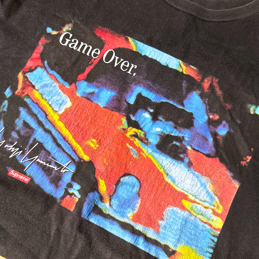 Supreme x Yohji Yamamoto Game Over Black Tee (L) – SUPERMARKETT Supreme x Yohji Yamamoto Game Over Black Tee (L) – SUPERMARKETT