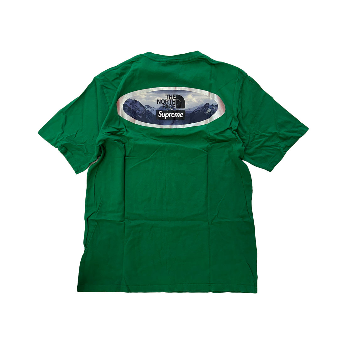 Supreme Mountain TNF Green Tee (M)