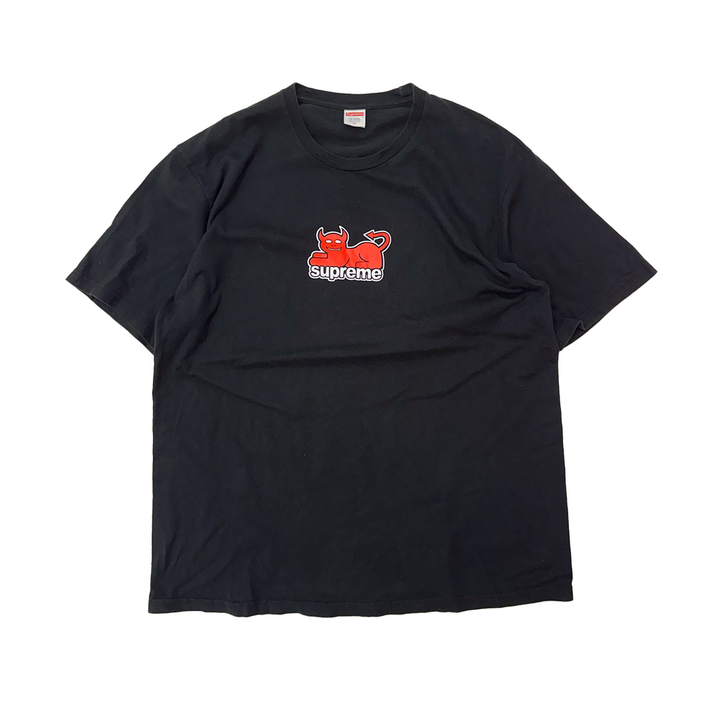 Supreme x Toy Machine Devil Cat Black Tee (XL)