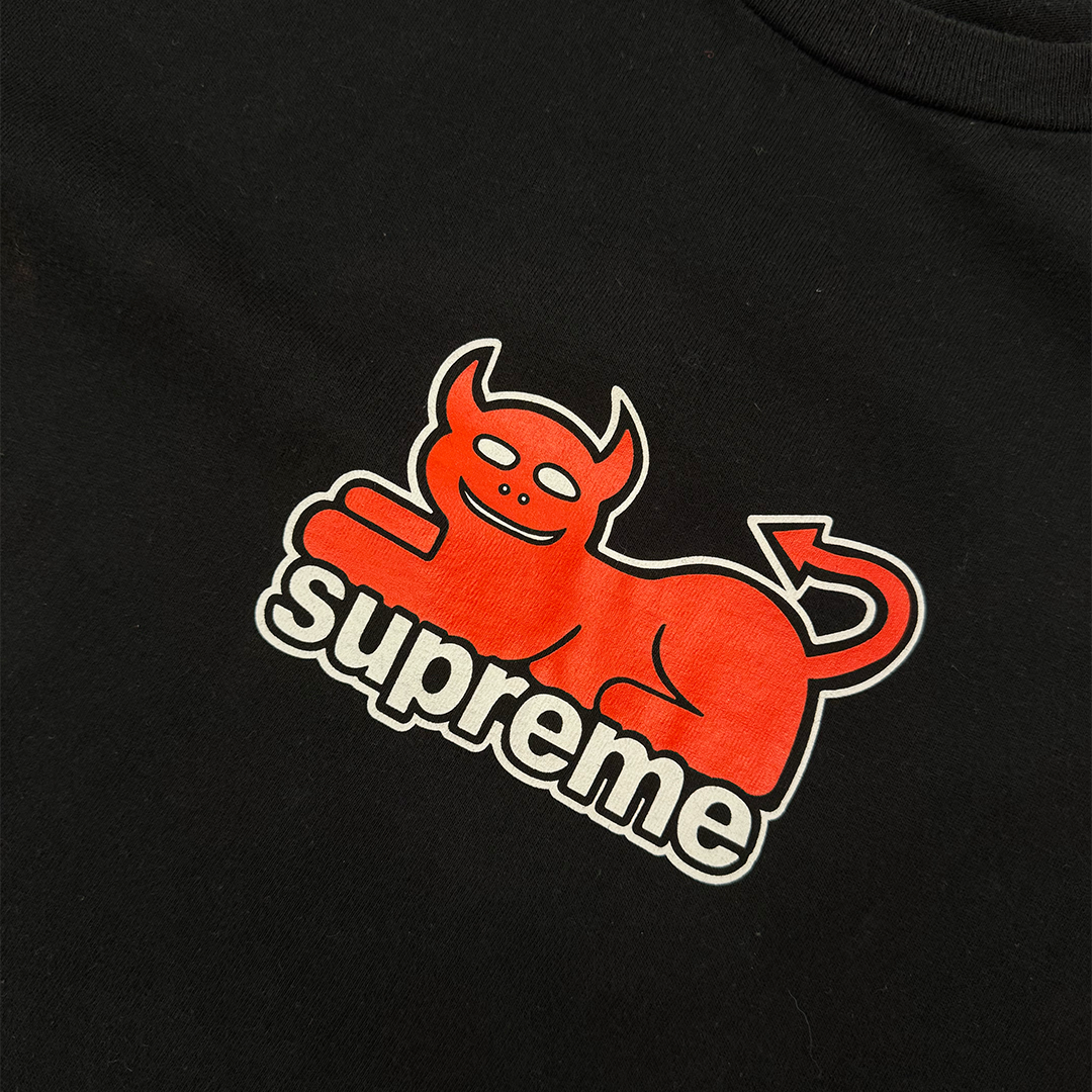 Supreme x Toy Machine Devil Cat Black Tee (XL)