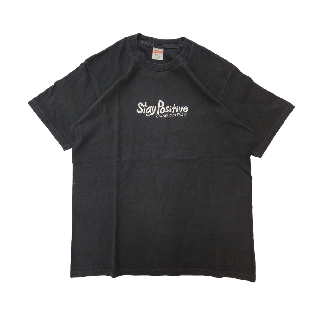 Supreme Stay Positive Black Tee (M)