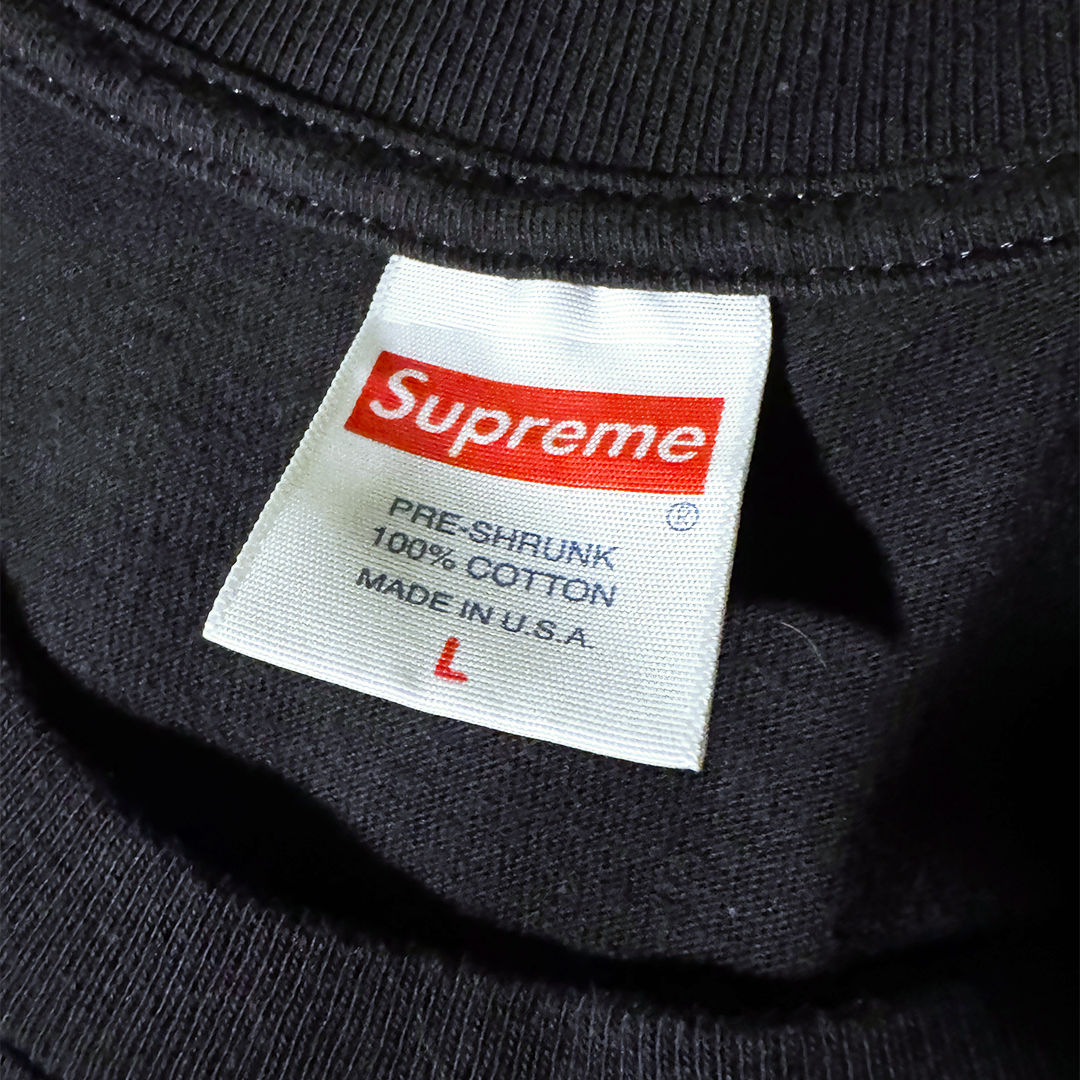 Supreme x Antihero Curbs Black Tee (L)