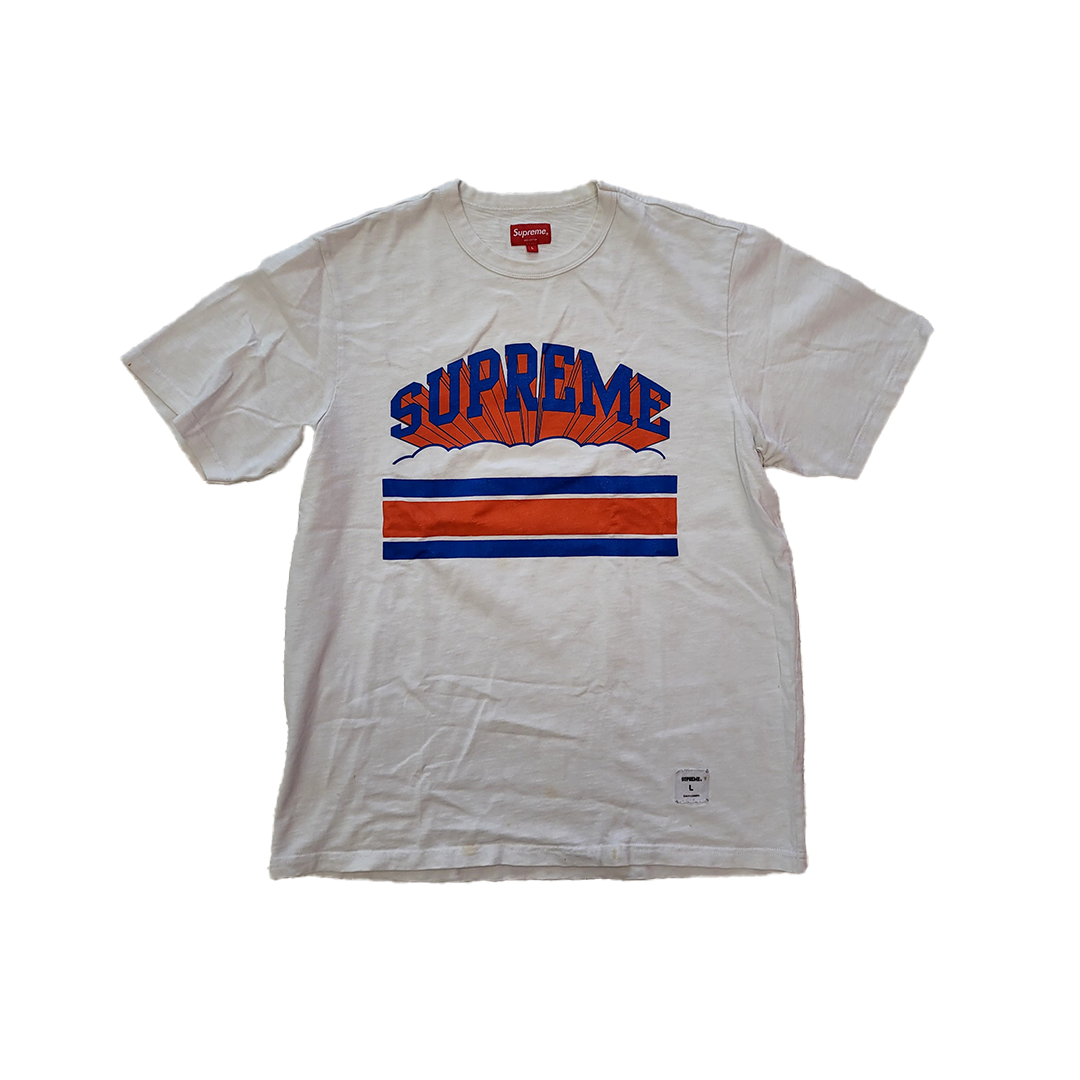 Supreme Cloud Arc White Tee (L)