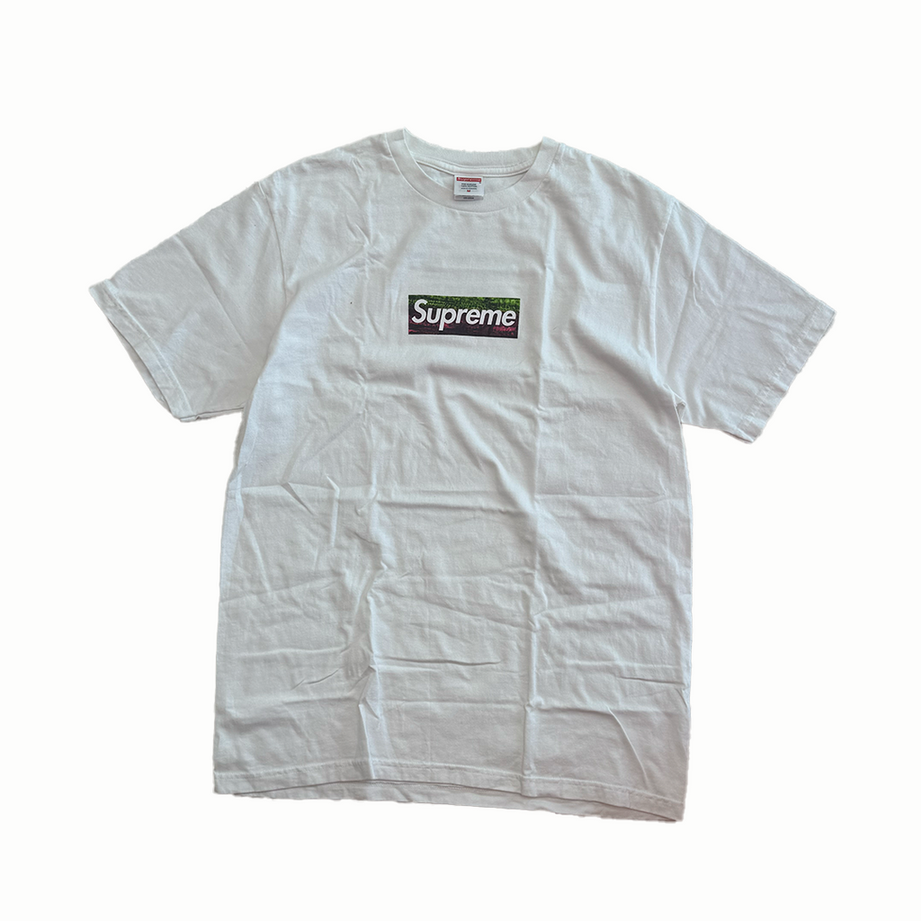 Supreme Los Angeles Fire Relief Box Logo White Tee (M)