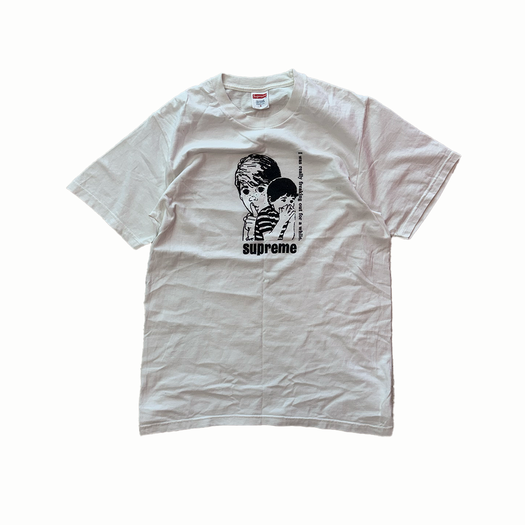 Supreme Kids White Tee (S)
