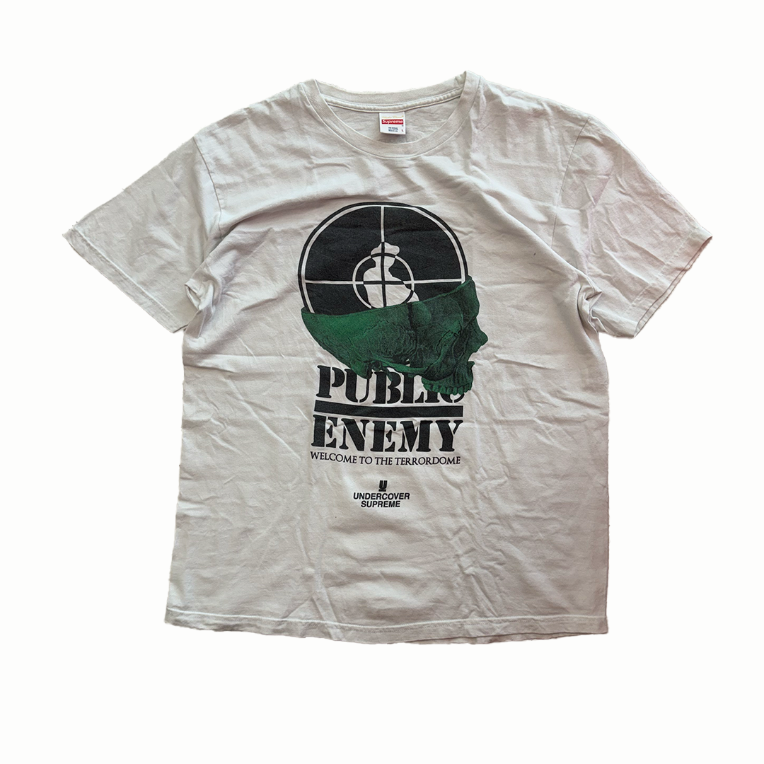 Supreme x Undercover Public Enemy White Tee (L)