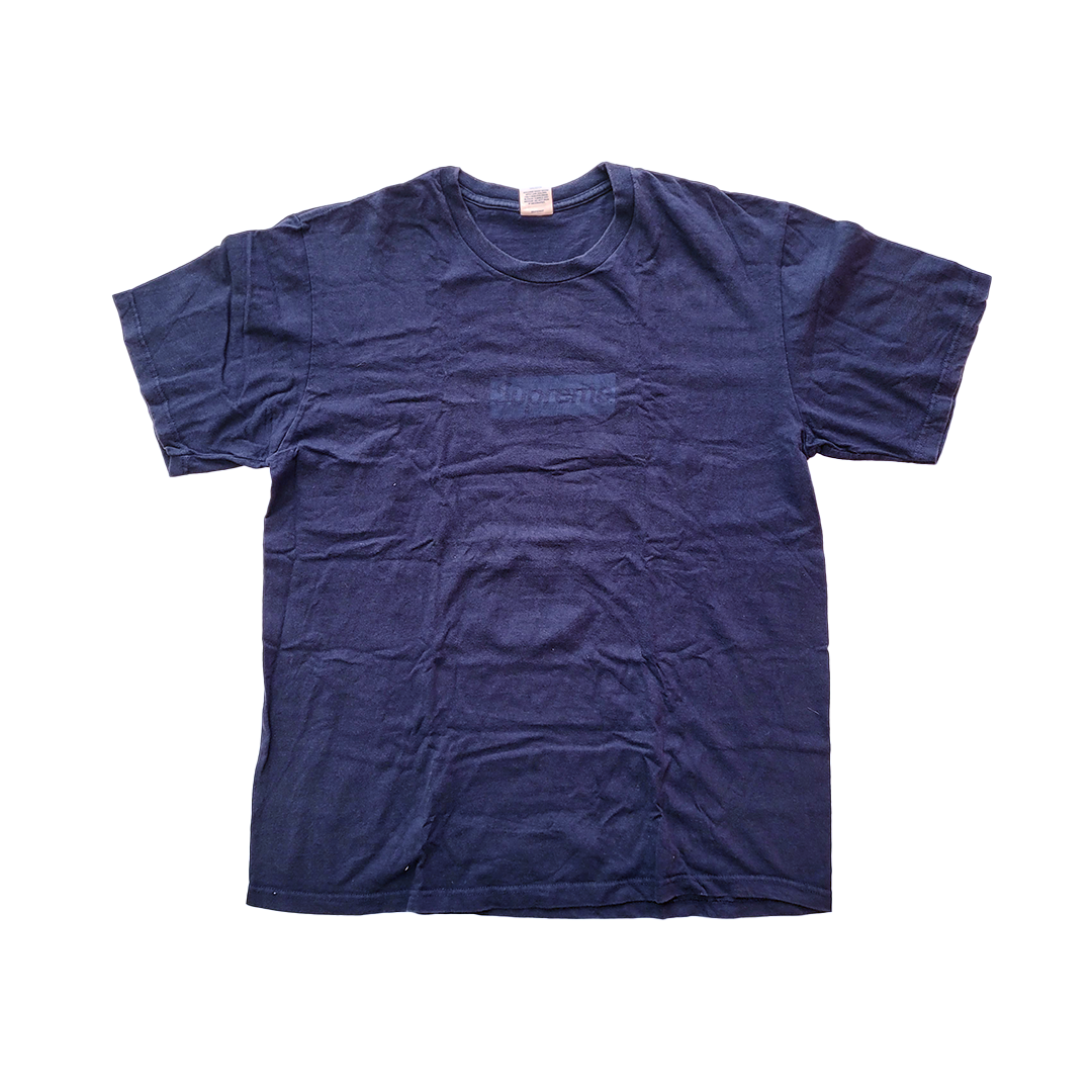 Supreme Box Logo Tonal Dark Blue Tee (L)