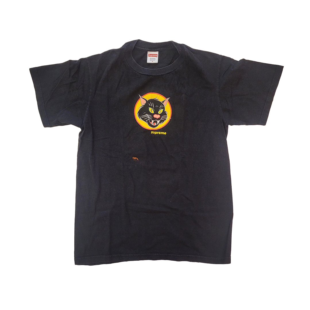 Supreme Black Cat Black Tee (S)