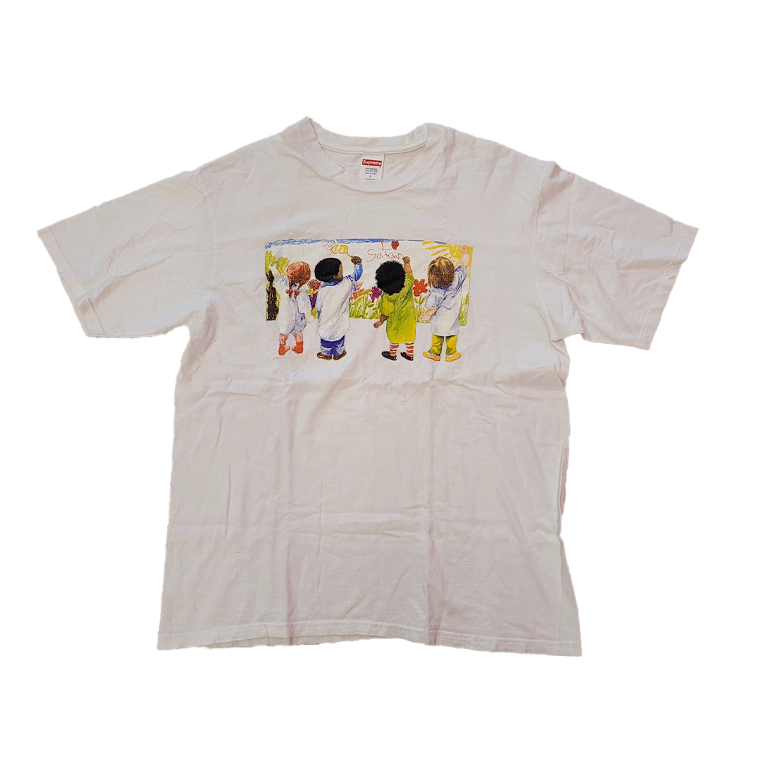 Supreme Kids White Tee (L)