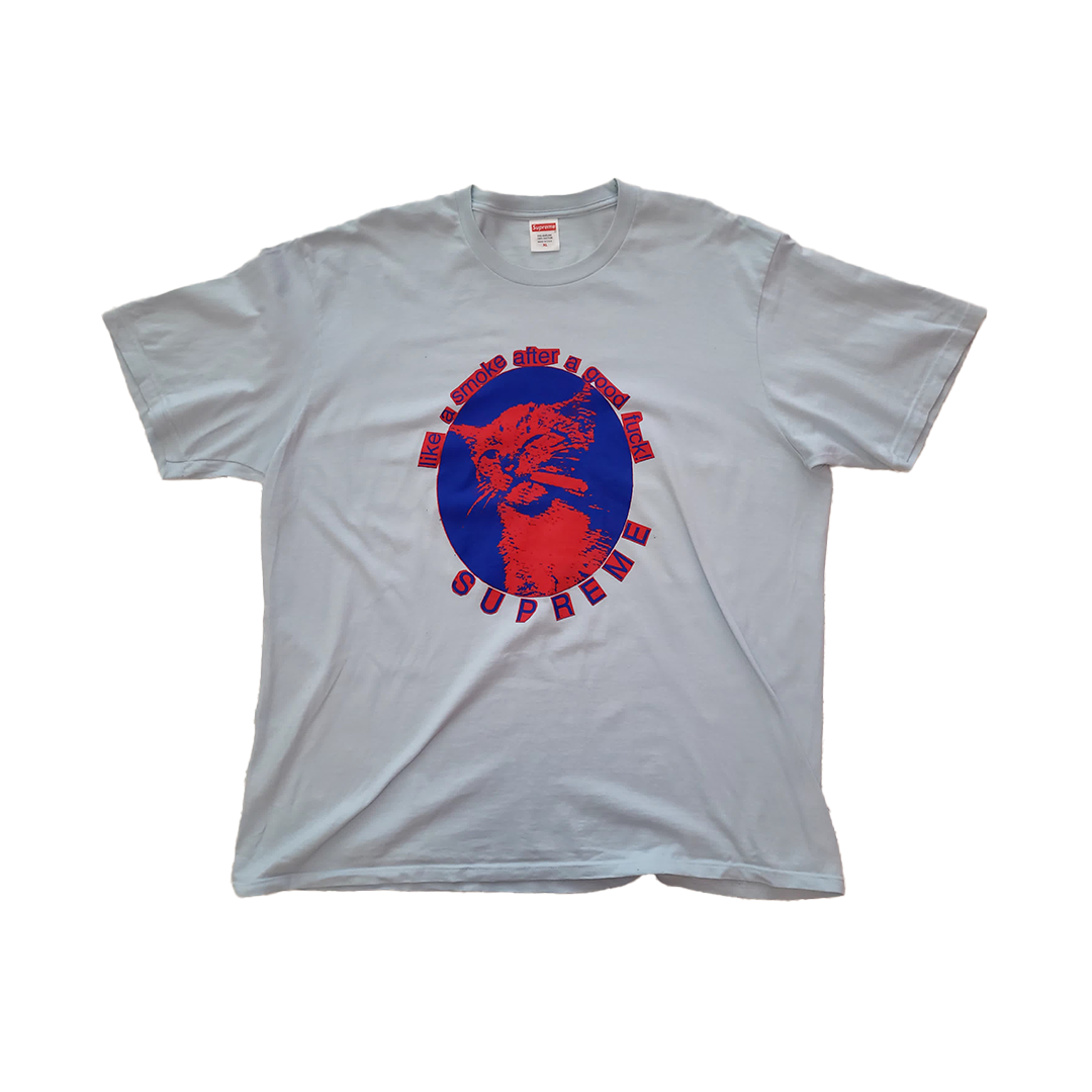 Supreme Like a Smoke After a Good F* White Tee (XL)