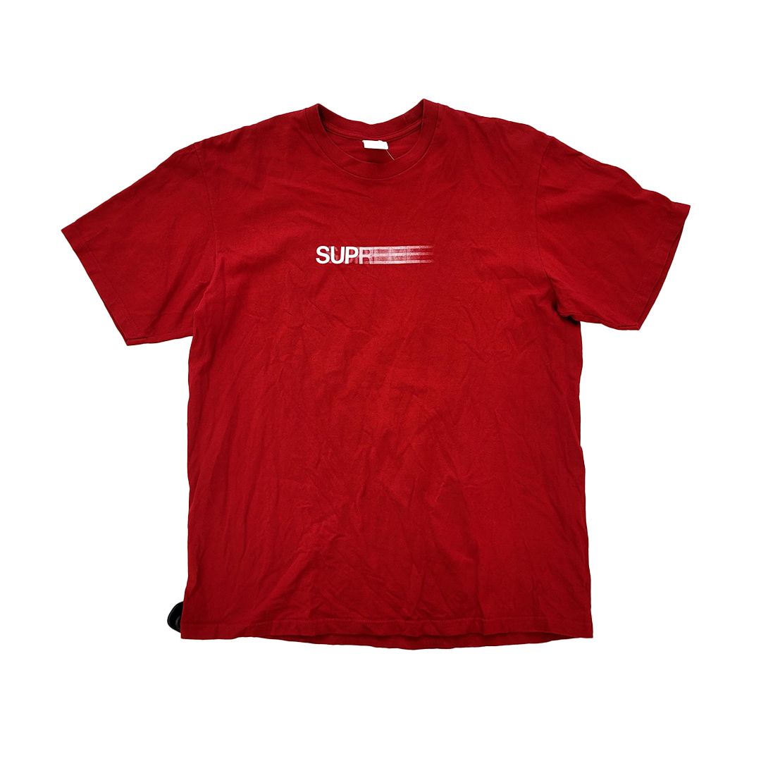 Supreme Motion Box Logo Red Tee (L)