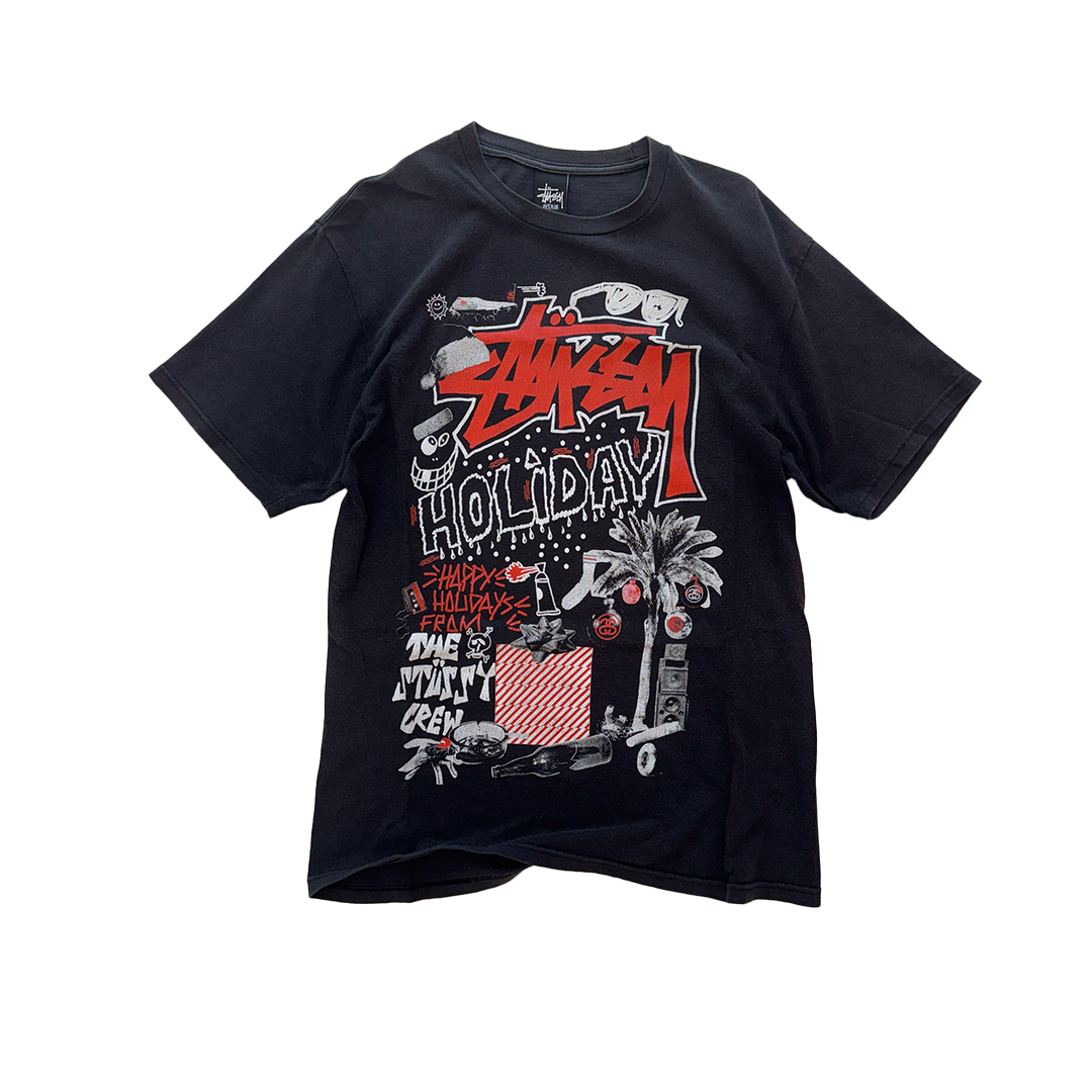 Stussy Holiday Black Tee (M)