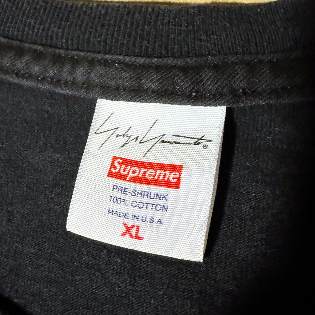Supreme x Yohji Yamamoto Game Over Black Tee (XL)